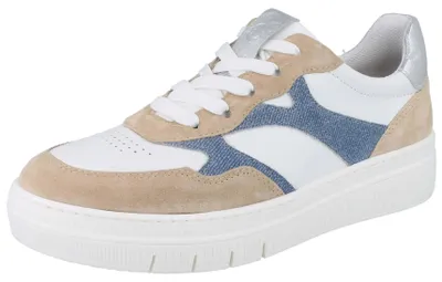 Zdjęcie produktu dla Białe sznurowane buty sportowe Tamaris, rozmiar 40