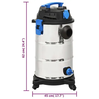 Immagine prodotto di Aspirapolvere a umido e a secco 1200 W 30 L argento