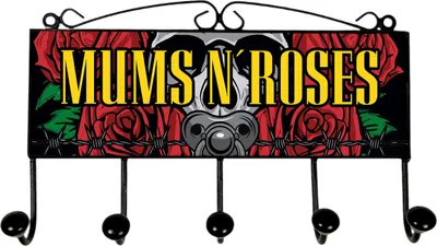 Produktbild von Mums + Roses Wortwitz Kleiderhaken Leiste mit 5 Haken