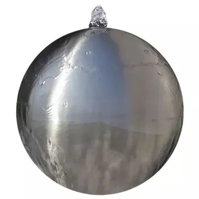 Zdjęcie produktu dla vidaXL Fontanna ogrodowa kula z diodami LED stal nierdzewna 30 cm