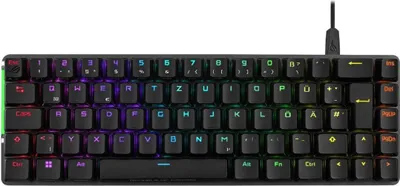 Immagine prodotto di ASUS ROG Falchion Ace - Tastiera - 65% - compatta - con touchpanel - retroilluminata - USB - QWERTZ - Tedesco - interruttore a chiave:
