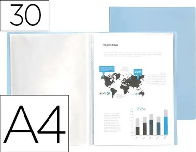 Produktbild von Faltblatt Liderpapel EC76 Blau A4