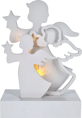 Image de Anges en bois Solight LED 1V219