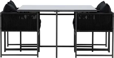 Produktbild von Venture Design Essgruppe Noto Schwarz