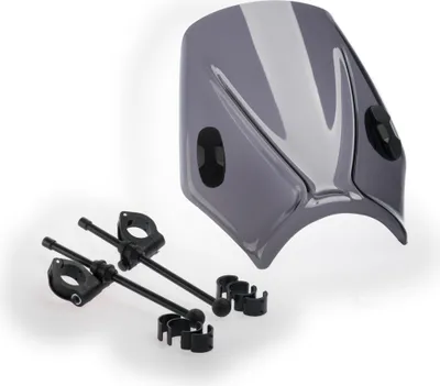 Produktbild von Windschild Puig Mito mit ABE für Honda CG 125, Triumph Bonneville T100, Yamaha XVS125 Dragstar, Kawasaki EN500, Suzuki C800 Intruder, BMW R Ninet, Hyosung GV250 Aquila, Ducati Scrambler Full Throttle