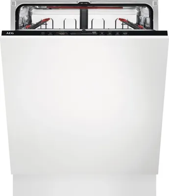 Produktbild von AEG Series 7000 FSE64637P, Voll integriert, Standardgröße (60 cm), Weiß, Schwarz, Berührung, LED