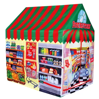 Image de Tente de jeu, tente de jeu comme magasin pour les commerçants malins