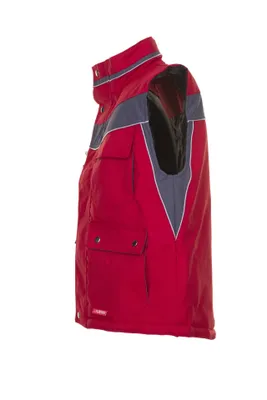 Produktbild von Planam Winterweste Plaline Gr. 4XL rot/schiefer