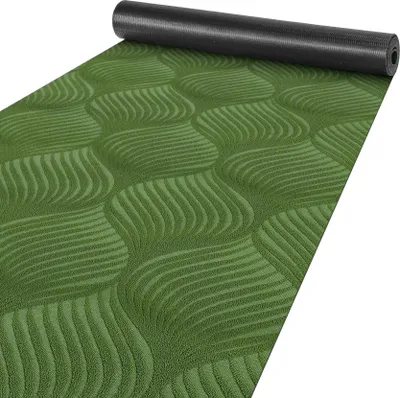 Produktbild von Küchenläufer Flur Teppichläufer Premium Läufer Textil BAKER Grün Ornament Robust Breite 50cm Länge 200cm