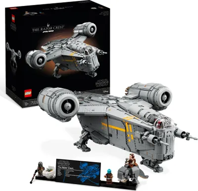 Obrázek produktu pro LEGO 75331 Star Wars The Razor Crest, ultimátní sběratelská sada, stavebnice hvězdné lodi pro dospělé, velký sběratelský předmět Mandalorian
