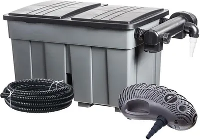 Produktbild von Heissner Durchlauffilter-Set FPU 24000-00 mit 24W UVC-Einheit & Pumpe