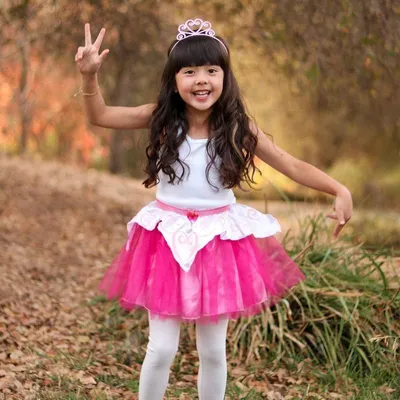 Produktbild von Dornröschen Rock und Tiara, für 4-6Jahre - Faschingsrock