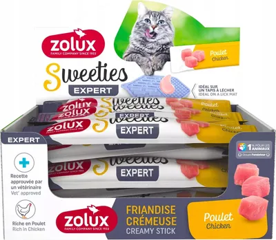 Productafbeelding van ZOLUX Snacks voor katten, SWEETIES, kip, 14g