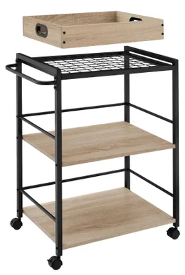 Produktbild von tectake® Servierwagen Worcester 65 x 41,5 x 87 cm