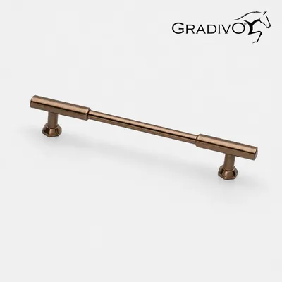 Produktbild von Möbelgriff, Schrankgriff, Bügelgriff 643, Bronze, 160 mm