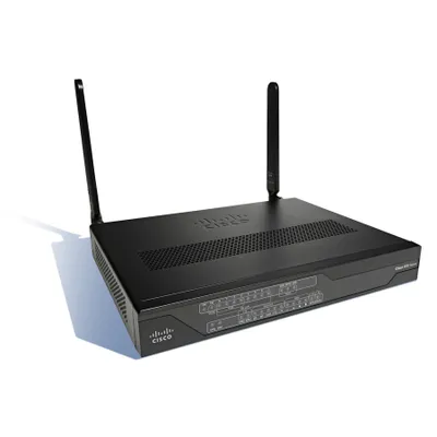 Produktbild von Cisco 899G, Router für Mobilfunknetz, Industriell, 10,100,1000 Mbit/s, Edge, GPRS, GSM, HSPA+, LTE, UMTS, 800,900,1800,1900 MHz, 850,900,1900,2100 MHz