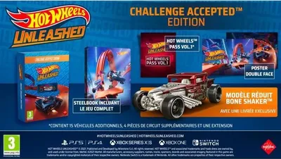 Produktbild von Milestone Srl Hot Wheels Unleashed - Challenge Accepted Edition, Xbox One, Multiplayer-Modus, RP (Rating Pending), Physische Medien