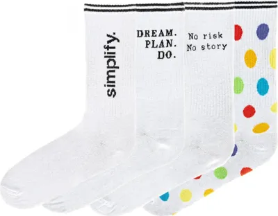 Produktbild von FUNKY STEPS Herrensocken, 4 Stück., 40-46