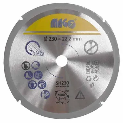 Obrázek produktu pro Řezný kotouč na dřevo 230mm
