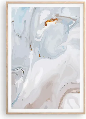 Produktbild von Gerahmtes Poster - Rahmen in heller Eiche - Abstraktion modern - 70x100 cm - Wand Bild - Wanddeko - Wandbilder - Wandposter - Bilderrahmen - Bilder - Kunstdruck - Wandbild - P2NPA70x100-4052