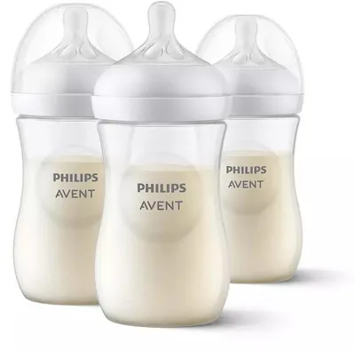 Philips Avent Natural Response Babyflasche 3 × 260 ml, Modell SCY903/03