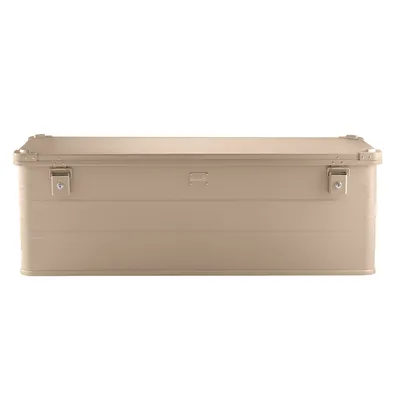 Produktbild von ALUBOX 159-Liter Alukiste in Beige-Sandfarbe Transportbox