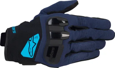 Produktbild von Alpinestars Chrome V2 Motorrad Handschuhe, schwarz/blau, S