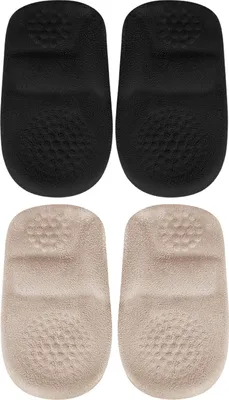Produktbild von 2 Paar Fersenpolster, Gel-Fersenschalen, ultimativer Komfort, Schmerzlinderung, Sporen, Plantarfasziitis, Plattfüße für die Ferse