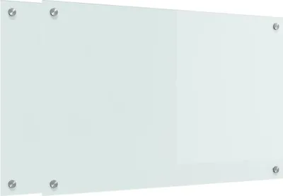 Produktbild von vidaXL Küchenrückwand 2 pcs Weiß 80 x 50 cm Gehärtetes Glas