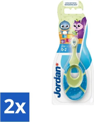 Produktbild von Jordan Zahnbürste Step 1 Baby (0-2 Jahre) - Vorteilspack - 2 Stücke