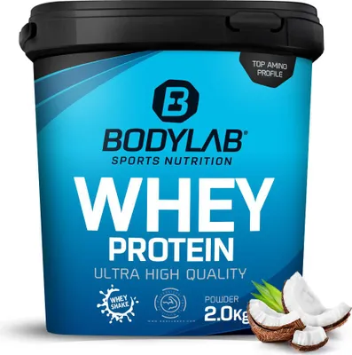 Produktbild von BODYLAB Whey Protein - 2000g - Kokosnuss