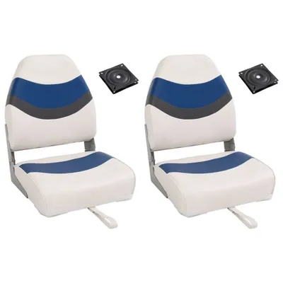 Produktbild von Möbel 4-tlg. Bootssitz-Set Klappbar Hohe Rückenlehne - Sonstiges Angelzubehör 3284312