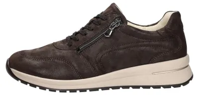 Image de Waldläufer H-Inessa Veterschoenen Laag - Donkerbruin - Maat 42