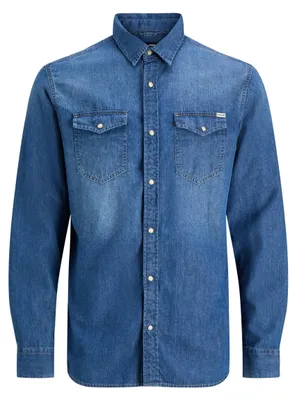 Produktbild von Jack & Jones 12138115, Hemd, L, Baumwolle, 1 Stück(e)