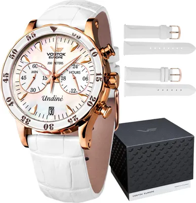 Produktbild von Vostok Europe Damenuhr VK64-515B528 weiß