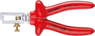 Immagine prodotto di GEDORE VDE 8098-160 Spelafili VDE con isolamento a immersione 160 mm, 6708980