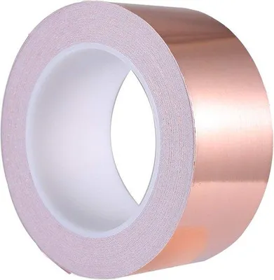 Produktbild von Famanu Selbstklebendes Kupferband 50m x 25mm - Für Pflanzen- und Elektronikschutz