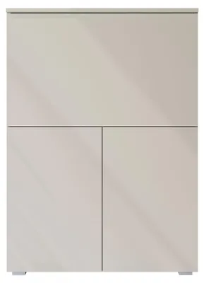 Produktbild von MIRJAN24 Kommode / Schreibtisch Vera 90, Kommode mit zwei Drehtüren und Schreibtisch (Farbe: Cashmerebeige)