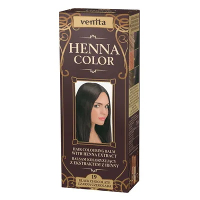Zdjęcie produktu dla Venita Henna Color Włosów w Tubie 19 Czarny