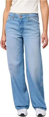 Produktbild von Wrangler | Damenjeans World Wide Betty Blue blau Denim Wide Leg High Waist Streetwear W28 L30