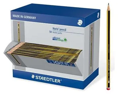 Obrázek produktu pro Tužky Staedtler Noris 120 s grafitovou tuhou HB, balení po 50 kusech