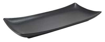 Produktbild von Servierschale - Schwarz matt - Porzellan - 34 x 16 cm