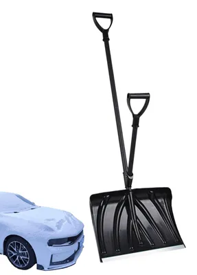 Image de Pelle à neige portable avec poignée antidérapante pour une utilisation en extérieur