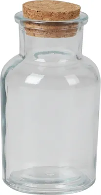 Produktbild von Glasflasche mit Korkdeckel 150ml