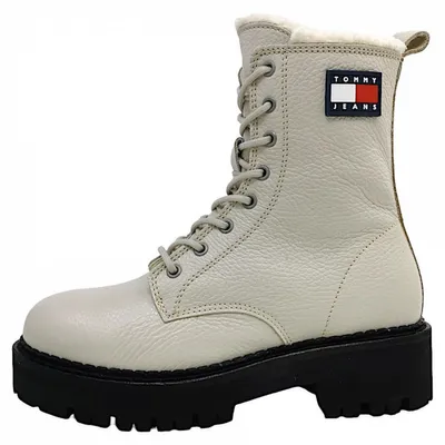Produktbild von Tommy Hilfiger Urban Boots Schnürstiefel Weiß in Gr. 37