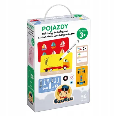 Zdjęcie produktu dla CZUCZU Pojazdy - Kreatywne Zabawy z Pisakiem Zmazywalnym 73562