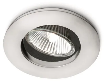 Produktbild von Philips myLiving 579591716, Einbaustrahler, GU10, 1 Glühbirne(n), Halogen, 2700 K, Chrom