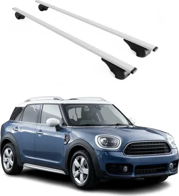Produktbild von Dachträger Grundtäger für Mini Countryman F60 2017-2023 75kg Metall Silber 2 tlg