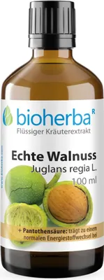 Produktbild von Bioherba Echte Walnuss Juglans regia L. Tropfen Tinktur 100 ml