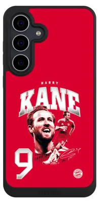 Produktbild von NIVOCASE Handyhülle für Samsung Galaxy S25 FE Hülle NIVOpure Case Schwarz FC Bayern München FCB Harry Kane